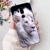 För LG G7 ThinQ Fodral Svart Silikon Söt Katt Mode Blommor Cool Målad Baksida För LG G7ThinQ Telefonfodral LMG710EM