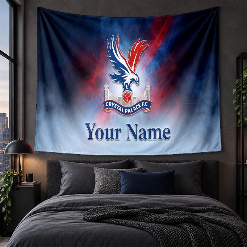 Personalized Tapestry Wall Hanging Crystal Palace Pattern Art Background Cloth