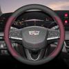 Leather Car Steering Wheel Cover for Cadillac VISTIQ ESCALADE IQ OPTIQ LYRIQ CT4 XT6 XT4 XT5 XTS CT5 CT6 ATS Accessories Ug5