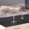 Stainless Steel Balance Ball Home Decor Pendulum Cradle Balance Iron Man Ornaments Weightlifter Kinetic Art
