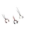 Korean Autumn/Winter Leather Cord Earphone Pendant with Pearls - High-End Niche Sweater Chain Accessory