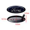 14,5x6,5cm ABS Auto Frontemblem für Ford Emblem Focus 2 3 Ranger Mustang Kuga Mondeo Fiesta Explorer Transit Autozubehör CVY1