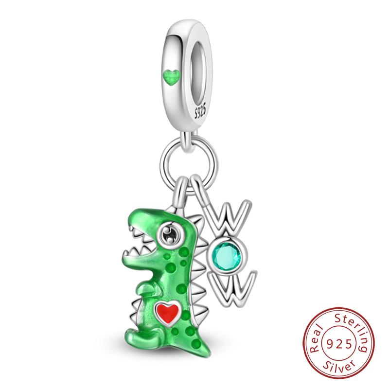 Winter Charm 925 Silver Snowflake Snowman Penguin Charm Pendant For Women Fine DIY Birthday Jewelry Gifts