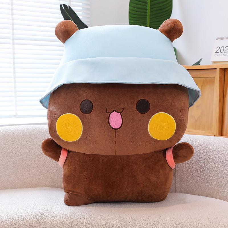 Panda Emoji Plush Toy Pp Cotton Stuffed Animal Cushion Gift For Anime Fans Special Characters Included