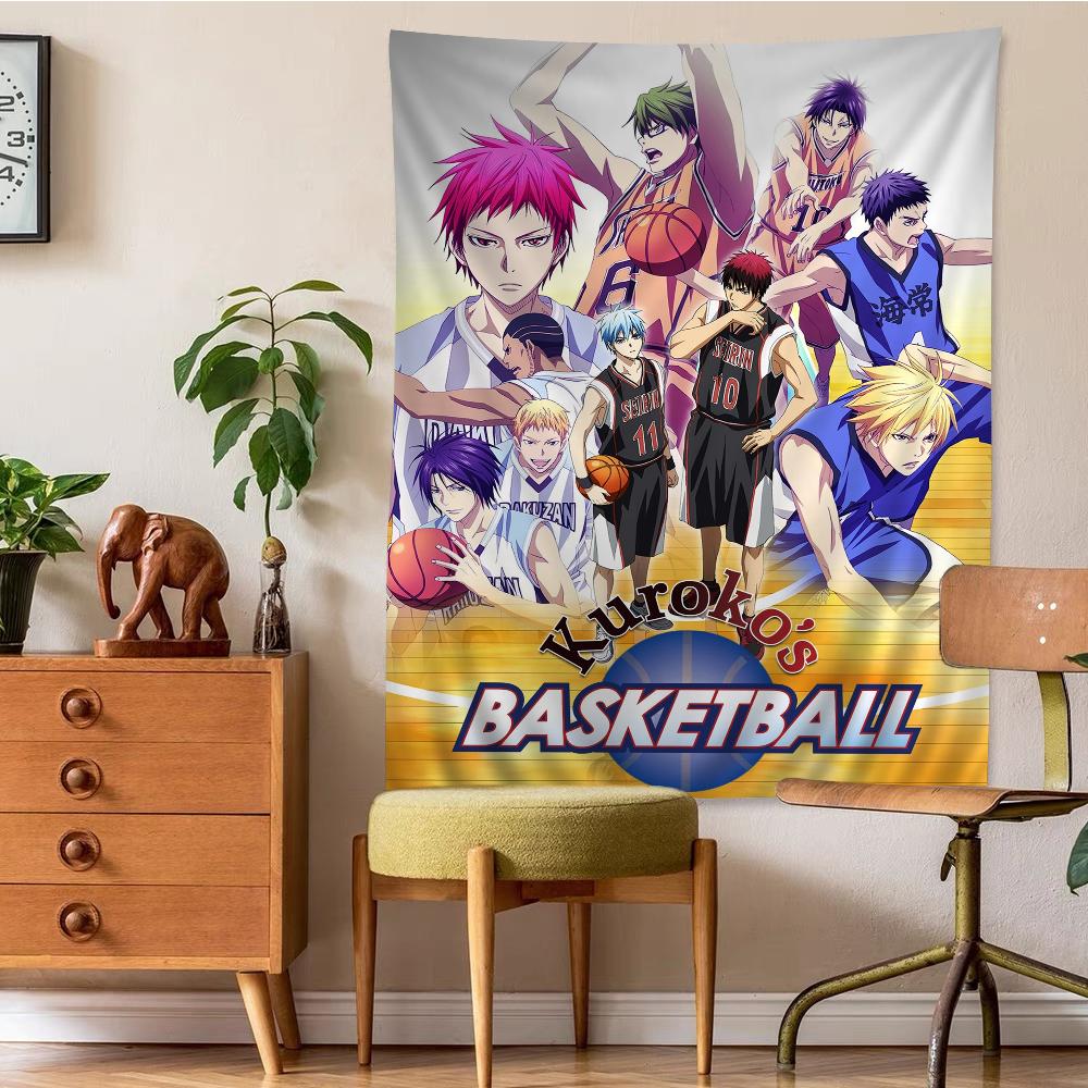 Japanischer Anime Kuroko No Basket Bedruckter Großer Wandteppich Indischer Buddha Wanddekoration Hexerei Bohemian Hippie Kunst Dekor