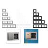 86 Type Switches Socket Wall Panel Decorative Frame Cover Switches Panel Hole Cover Switches Socket Panel Cover