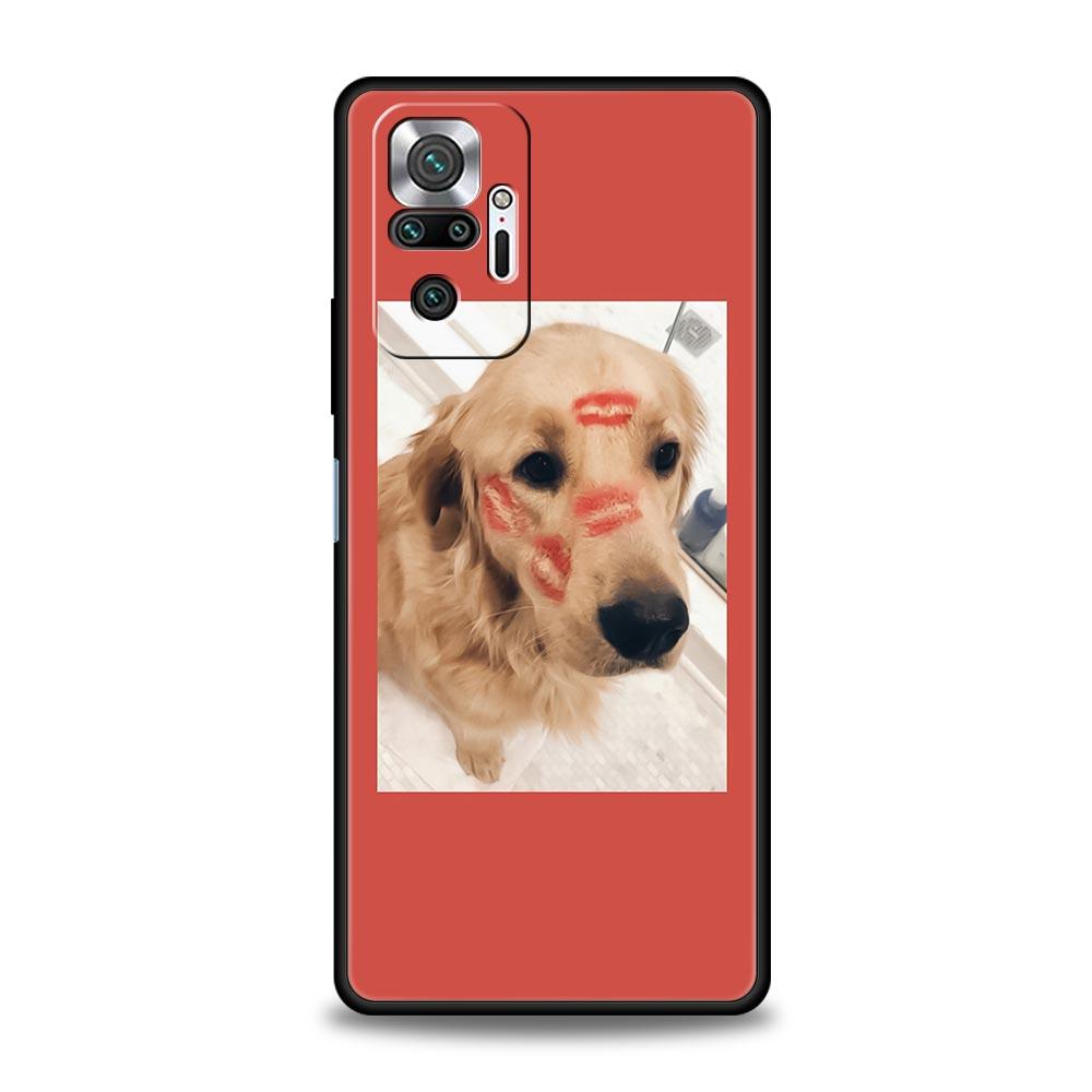 cute puppy Cat Phone Case For Xiaomi Redmi Note 13 12 5G 11 10 Pro Plus 4G 9S 9 8 7 9T 13C 10C 9C 9A Soft Silicone Cover