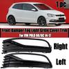 1/2PCS Front Bumper Fog Light Grille Cover Trim Without Hole For VW For POLO 6R/6C 2014 2015 2016 2017