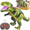 Joyfy Remote Control Walking Dinosaur Big T Rex Dinosaur Robot Toy with Light Sound Electric Animal for Kids Best Birthday Gift