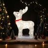 Reindeer Christmas Ornament Acrylic Sculpture With Waterproof Ip44 For Festive Decorations And Outdoor Use