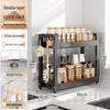 Kitchen Countertop Spice and Sauce Storage Rack