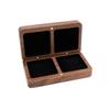 Large Capacity Couple Ring Box Wooden Rings Gift Box Portable Ring Bearer Box  Necklace