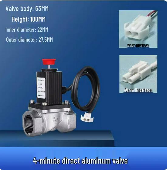 Commercial Gas Alarm with Automatic Shut-off Valve for Liquefied Natural Gas Detection