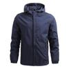 Herbst Casual Herren Jacke Baseball Jersey Kapuze Sport Volltonfarbe Jacke Männer können kalibriert werden