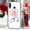 Cute Stethoscope Heart For Huawei Nova 9 10 SE 11 Pro Y60 Y70 Y90 Y61 Y91 Y72 Y73 12i 11i 8i P20 P30 P40 Lite Case