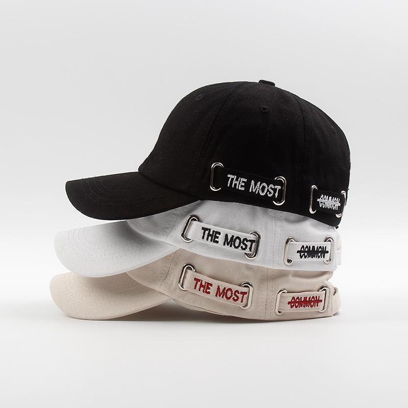 Soft Cotton Unisex Baseball Cap Solid Color Letter Embroidery Snapback Visors Hat Outdoor Sport Hip Hop Sun Cap Streetwear