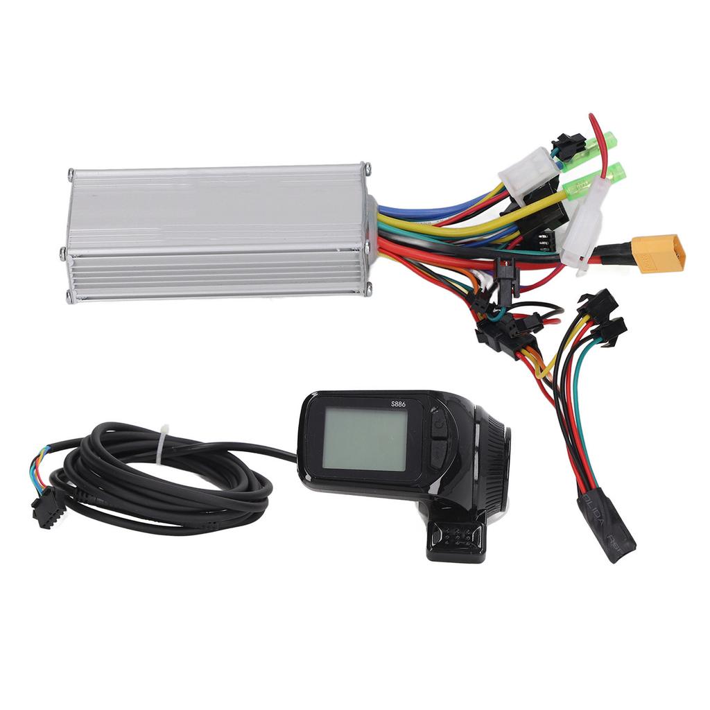 Electric Bicycle Brushless Controller Kit Electric Bike LCD Display Panel Kit for Electric Bike Scooter 48V 60V 500W