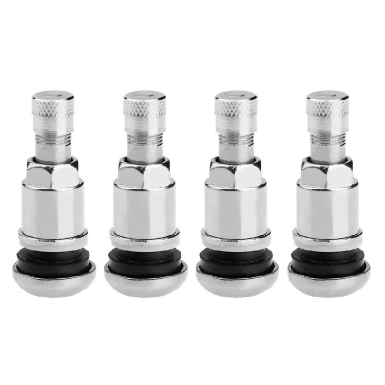 Easy To Install Metal Stems Vacuum Tire Valves Stems 4-piece/set for Car Tires