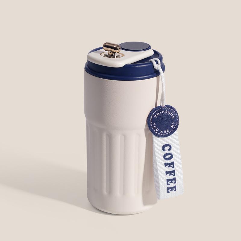 Sticlă termos de 450 ml, cu afișare inteligentă a temperaturii, ceașcă cu vid din oțel inoxidabil 316, ceașcă de cafea pentru birou, cană termică portabilă de afaceri