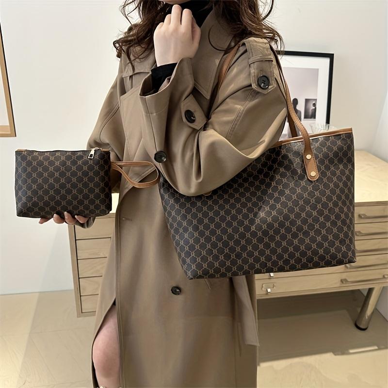 Large Capacity Women's Shoulder Bag Casual And Minimalist Classic Tote Spacious Women'S Commuting Tote Trendy Shoulder Bag