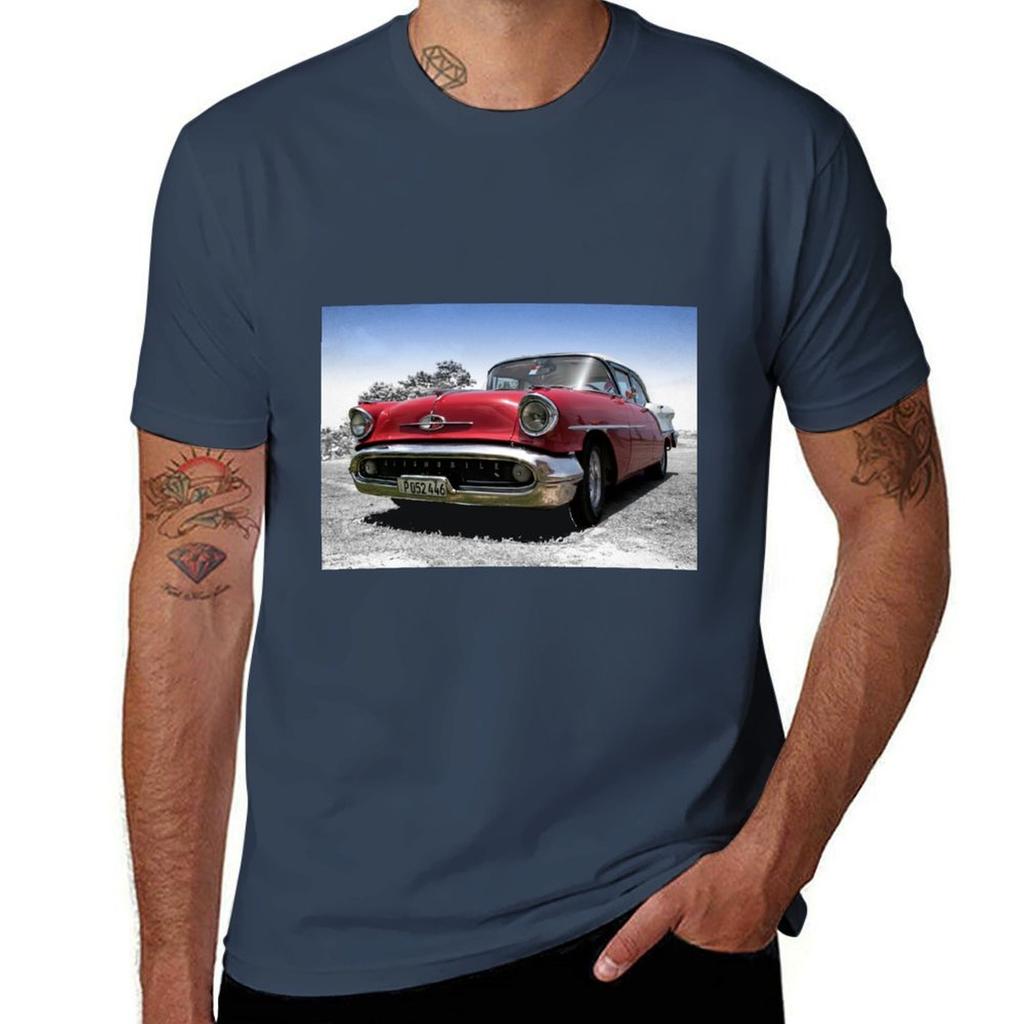 1957 Oldsmobile Super 88 T-Shirt Athletic Fit Sport Kurzarm Top T-Shirt