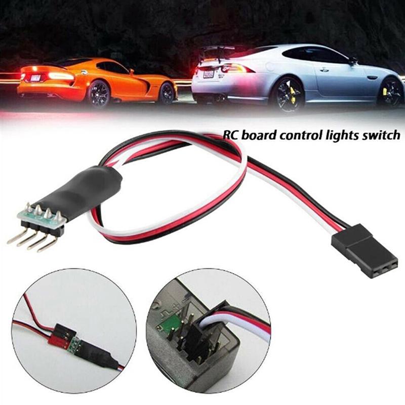 Two Channels Control Switch Receiver Cord Model Car Lights Remote For Rc Car