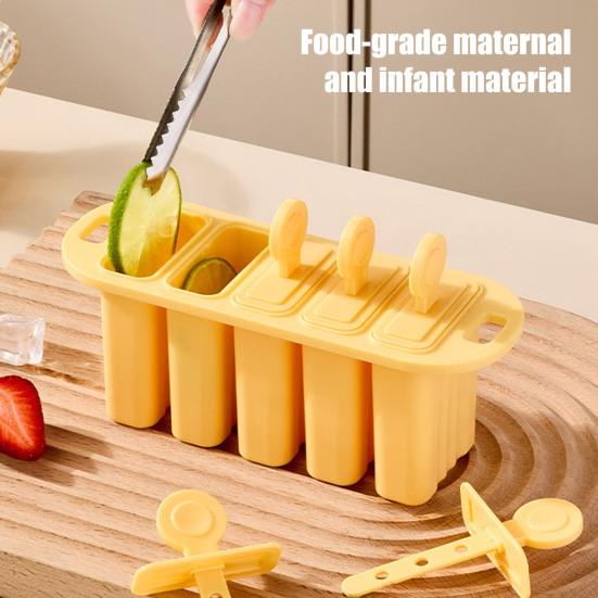 2-in-1 Ice Cube Easy Push Mold for Tray with Lid Release Ice DIY