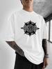 Gang Starr Logo Print TShirt Fashion Street Style Star Pattern Design Mens Printed Round Neck Short Sleeve Casual TShirt