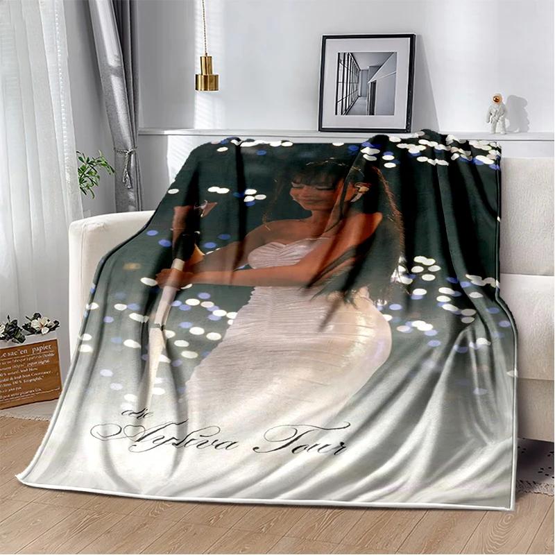 Coperta morbida in flanella 3D Ayliva Lieb Pop Singer per Letto Camera da letto Divano Picnic, Coperta da lancio per Coprire Esterni Tempo libero Regalo Bambini