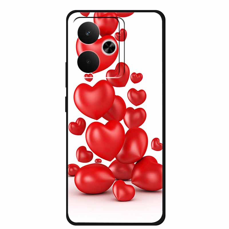 For Realme GT 7 T 7T Phone Case Fashion Photos Black Silicone Soft Back Cover Case For Realme GT 7T GT7 7 T Case GT7T Coque Capa