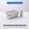 304 Stainless Steel Sealed Food Container with Lid