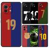 Phone Case For Xiaomi Mi 15 14 13 12 11 Lite 14T 13T 12T 11T Pro Poco X7 X6 X5 X3 Pro F6 F5 F4 Cover Football Number