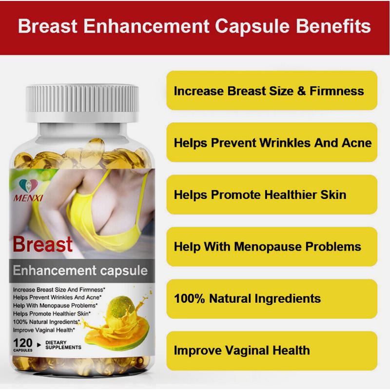 USKORNET Natural Female Hormone Stimulating Herbal Supplement for Breast Enlargement Volume Elasticity Breast Growth 120 Tablets