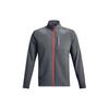 Under Armour Storm Revo Jacket Solid Color Printed Letter Logo Zip Stand Collar Men Jacket Gray 1373407-012