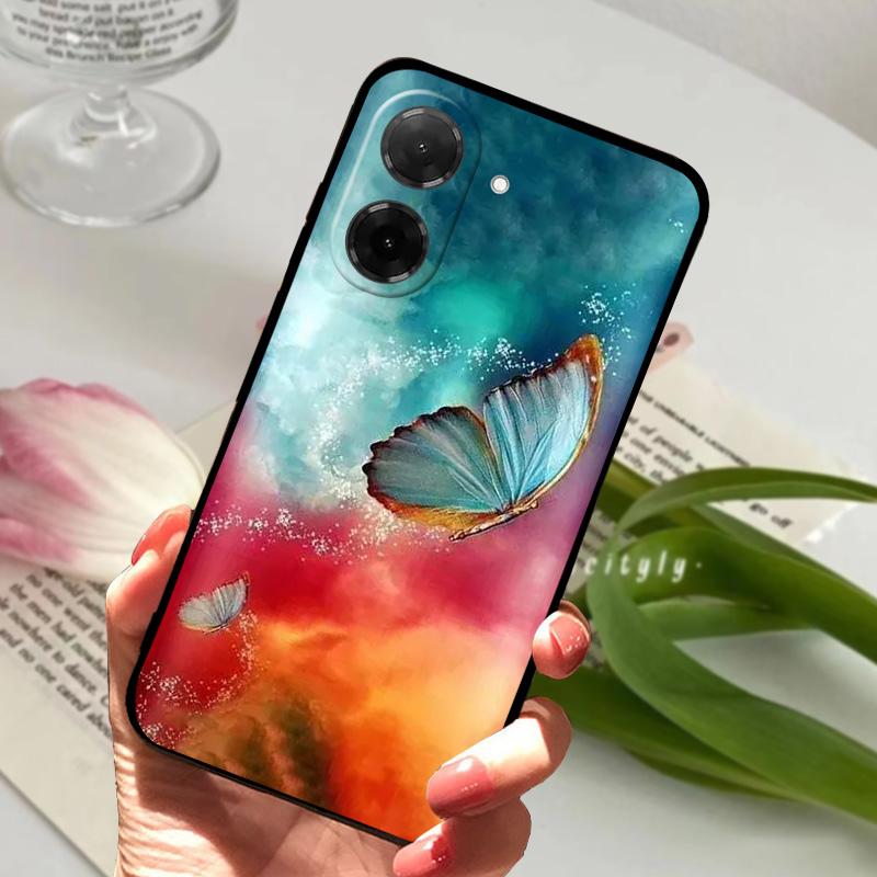 Hülle Für Xiaomi Poco C71 Mode Tiere Weiches Silikon TPU Handyhülle 25028PC03G Bumper Funda Für Redmi A5 4G Schutzhüllen