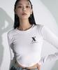 AVANDRESS Av Logo Crop T-Shirt White