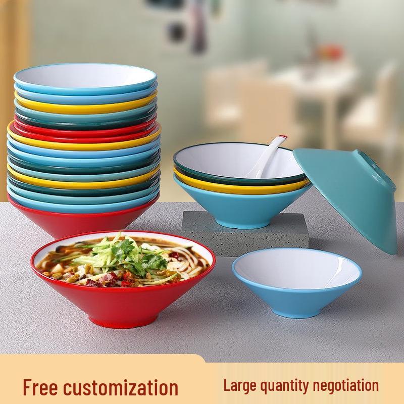 Nordic Style Commercial Melamine Soup Bowl