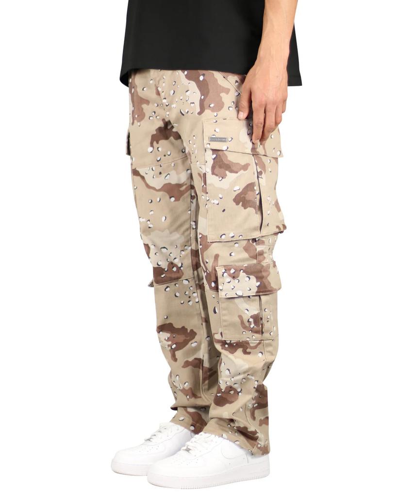 Pantalon cargo Haipeodenim Desert à 8 poches
