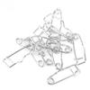 100Pcs Silver Curved Safety Pins Metal Steel Wire Locking Pin Clasps S-Shaped Pins  For Quilting
