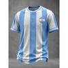 Edition Argentine Fan Football Training T-Shirt - 3D Digital Printing - Comfortable and Breathable - Family Clothing