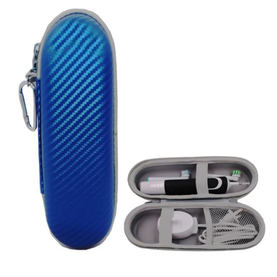 Toothbrush Travel Case with Mesh Pocket Zipper Closure Shockproof Impact Resistant Electric Toothbrush Organizer for Philips