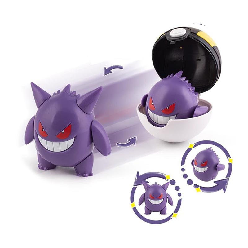 18 stilių Pokémon figūrėlės žaislai elfai Monstrai Kamuolio figūrėlė Pikachu Gengar Pokeball Dragonite Snorlax Pokeball Veiksmų figūrėlės dovana