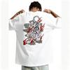 Tiger Tattoo T-shirt Pure Cotton T-shirt Men's Short Sleeved Shir Pure Cotton Handsome ToP Short Sleeved Shirt Ins Y2k