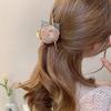 Elegant Fairy Bow Hair Clip Claw Temperament Shark Clip Styling Accessories for Girls Casual Grab Clip Women