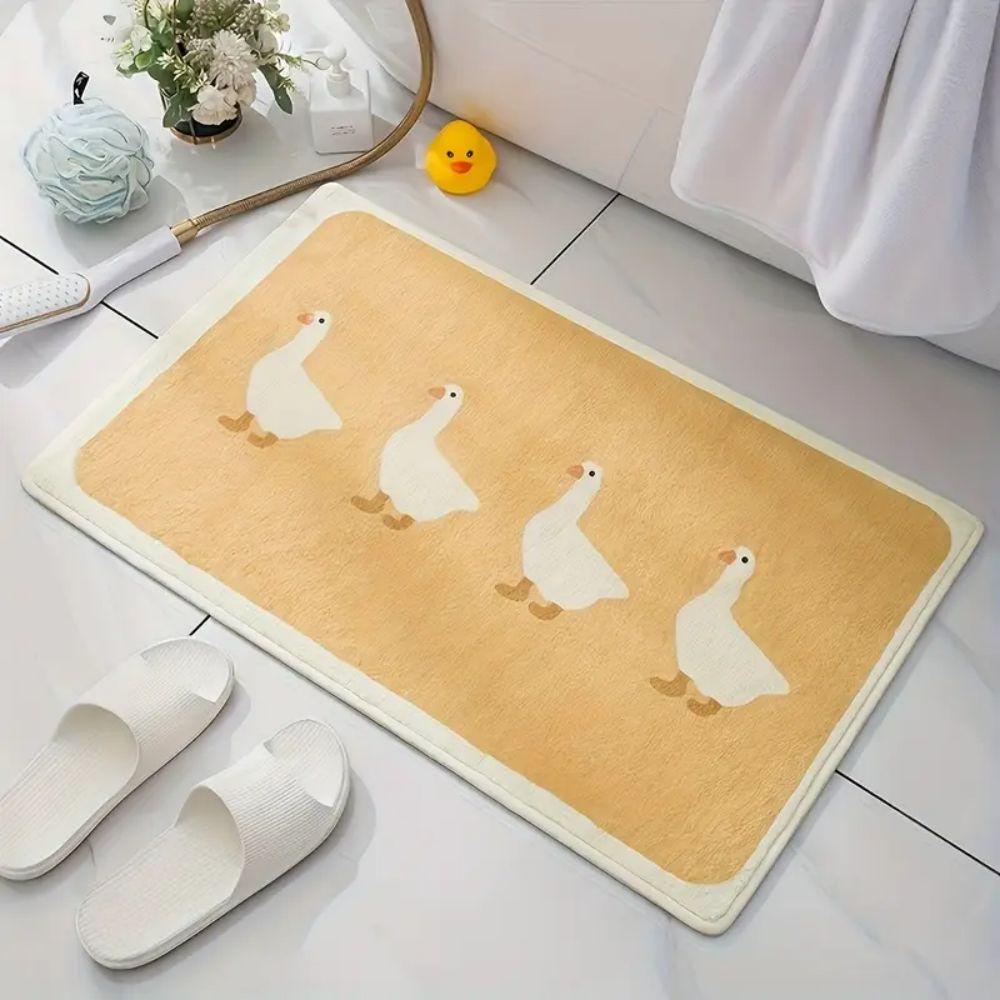 Kartonnen Eendenkleed Huisdecoratie, Eenvoudig Patroon, Zacht En Absorberend, Entree Deur, Badkamer Antislip, Duurzaam Vloerkleed