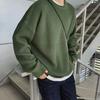 Men's Korean Style Thick Knitwear - Autumn/Winter Round Neck Loose Sweater