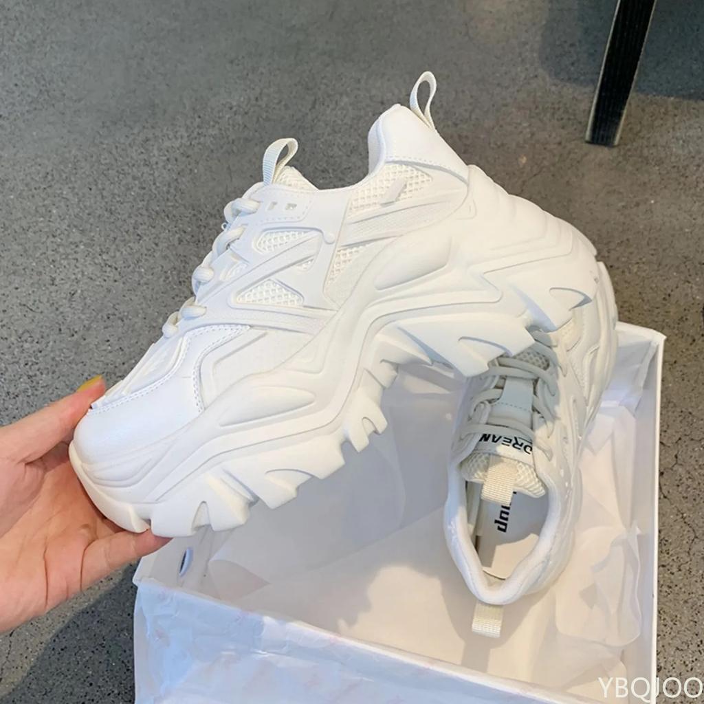 Plattform Sneakers Vit Kvinna Vulkaniserade Skor Femme Tenis Con Plataforma Lyxig Tennis Feminino För Kvinnor 2025 Zapatos Mujer