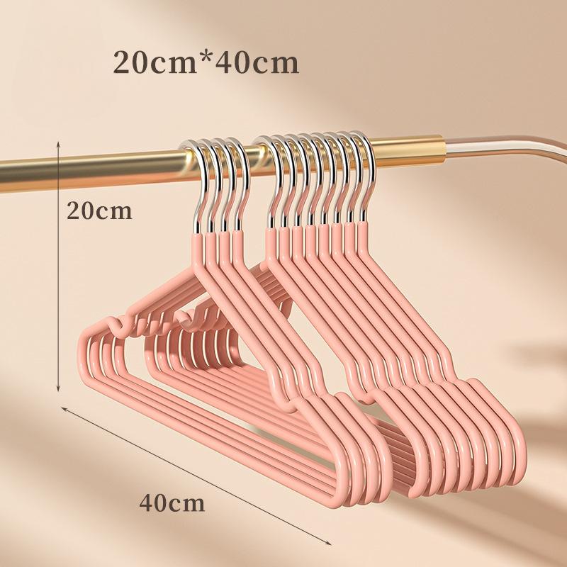 Thick Non-trace Non-slip Coat Hanger Dry and Wet Dual Dip Plastic Coat Hanger To Store Clothes Clothes Drying Rack Clothes Support Hanger