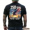 250 Years Old Birthday Bald Eagle 250th Anniversary 17762026 Patriotic TShirt Tops Summer Shortsleeved Shirts Men Clothing