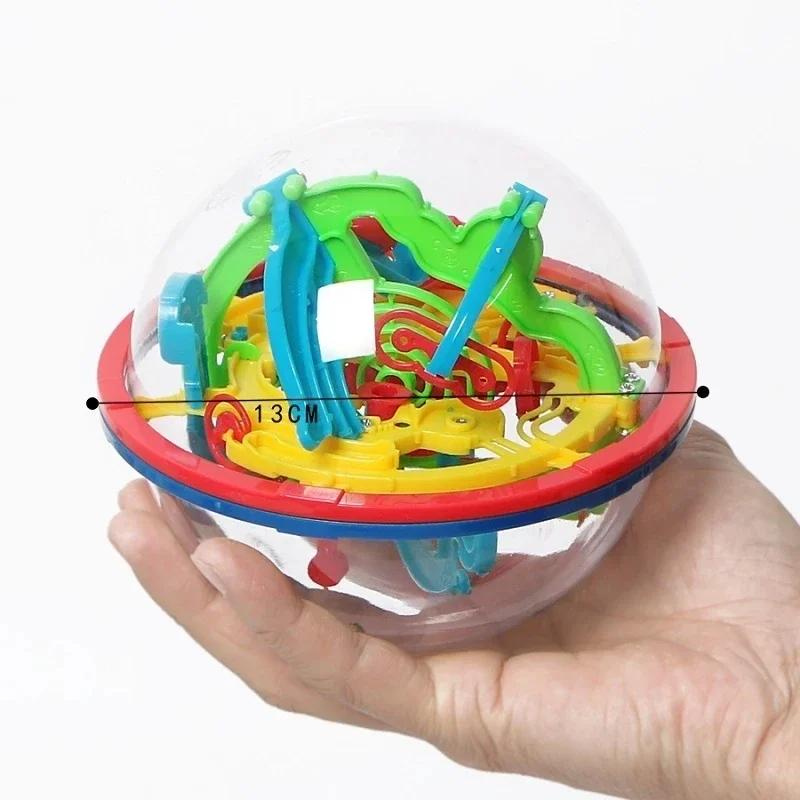 Classic 3D Magical Intellect Maze Ball Toy Puzzle Game for Adult Christmas Gift Present Balance Magnetic Ball Marble